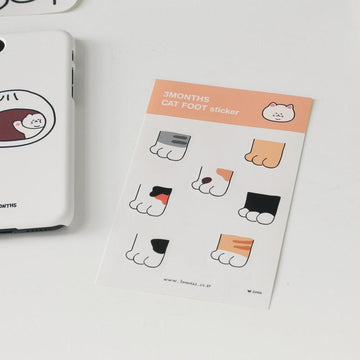 3months Cat Foot Sticker 貼紙 - SOUL SIMPLE HK
