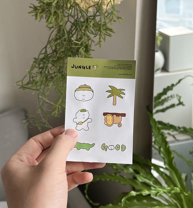 3months Jungle Sticker 貼紙（2p） - SOUL SIMPLE HK
