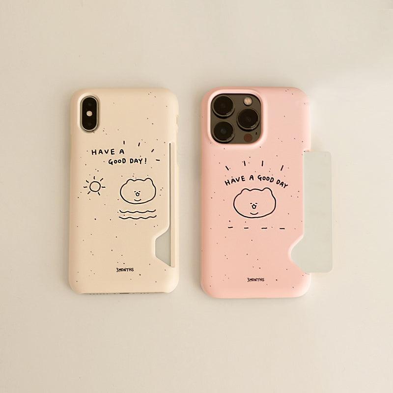 3months Have a Good Day Card Phone Case 手機保護殻(2款) - SOUL SIMPLE HK