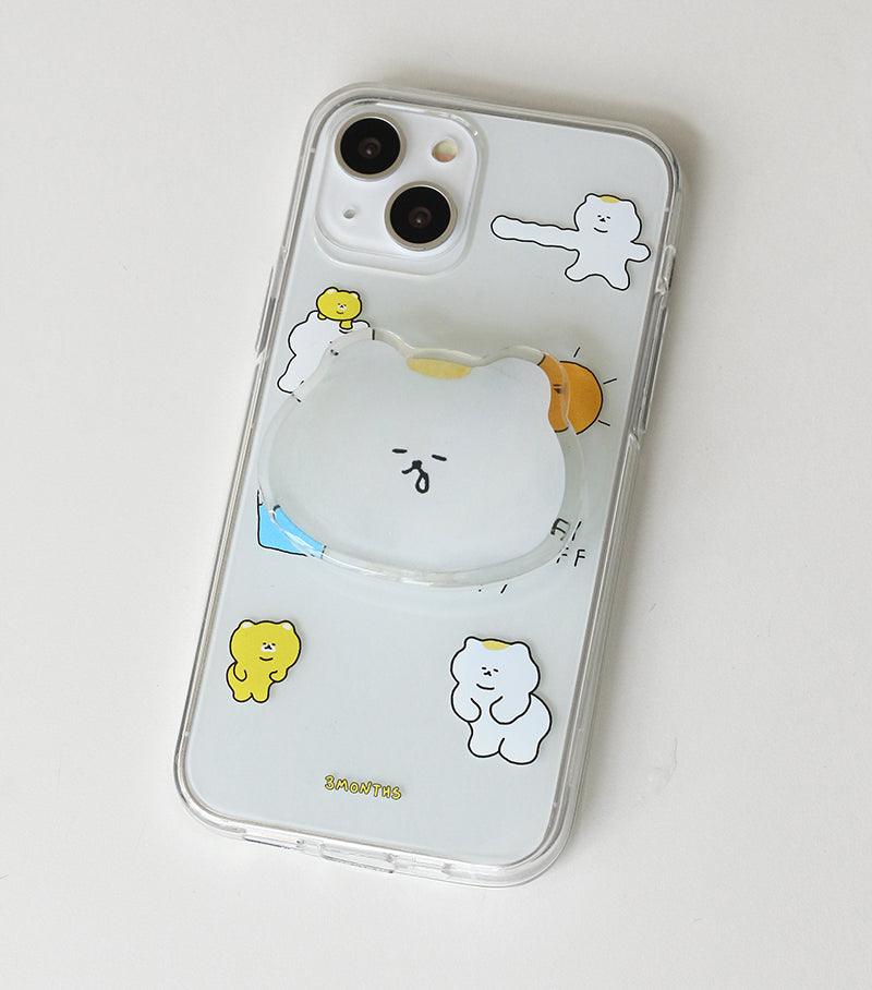 3months Day Off Orange Jelly Phone Case 手機保護軟殻 - SOUL SIMPLE HK