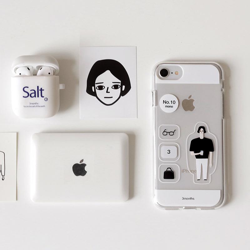 3months Ver.10 Mono Jelly Phone Case 手機保護殻 - SOUL SIMPLE HK