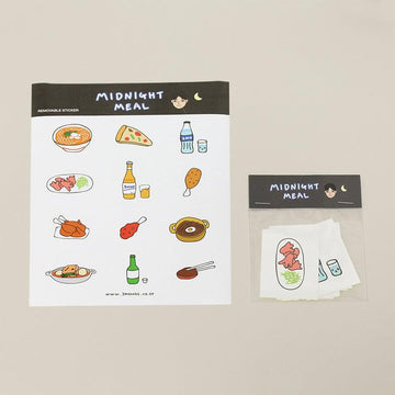 3months Midnight Meal Sticker/Set 貼紙 - SOUL SIMPLE HK