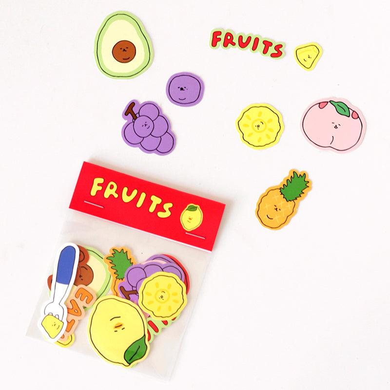 3months Fruit Sticker Set 水果貼紙套裝（14pcs） - SOUL SIMPLE HK