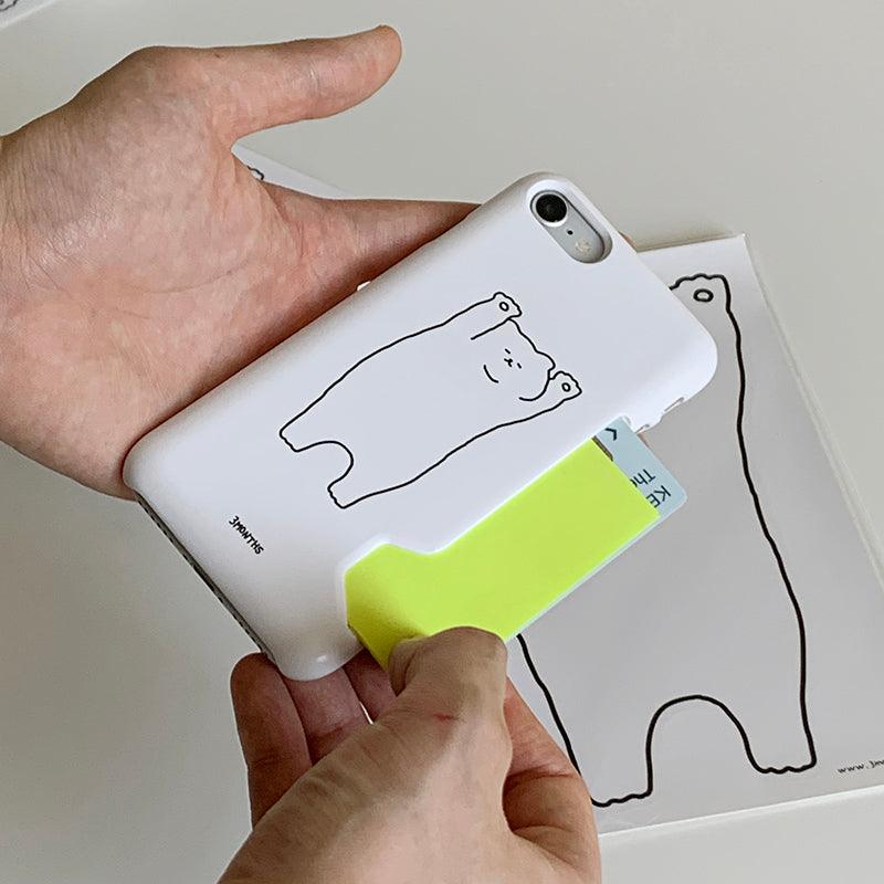 3months Sleeping Cat Card Phone Case 手機保護殻 - SOUL SIMPLE HK