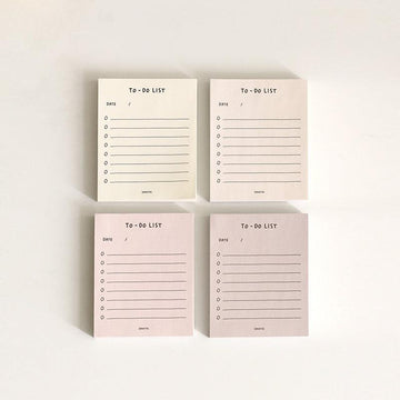 3months To Do List Memo Pad 便條紙(4款) - SOUL SIMPLE HK