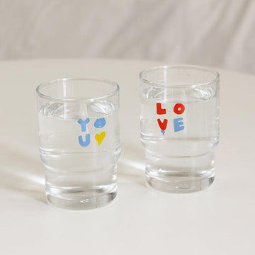 3months Love You Glass Cup 玻璃杯(2款) - SOUL SIMPLE HK