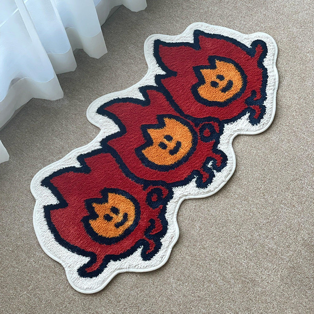 Percentage/Design p/d 幽靈大軍 Flame Budy's Family Foot Mat 地墊 - SOUL SIMPLE HK