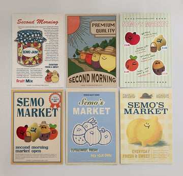 【現貨】Second Morning Semo Mini Poster 迷你海報(6款) - SOUL SIMPLE HK