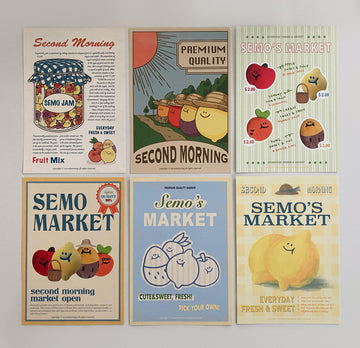 Second Morning Semo Mini Poster 迷你海報(6款) - SOUL SIMPLE HK
