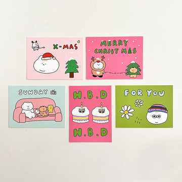 3months Daily Life Postcard Ver.4 明信片(5款) - SOUL SIMPLE HK