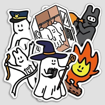 Percentage/Design p/d 幽靈大軍 Big Removable Package Sticker 貼紙 Vol.2(6p) - SOUL SIMPLE HK