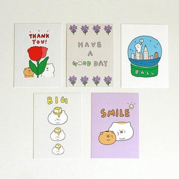 3months Daily Life Postcard Ver.2 明信片(5款) - SOUL SIMPLE HK