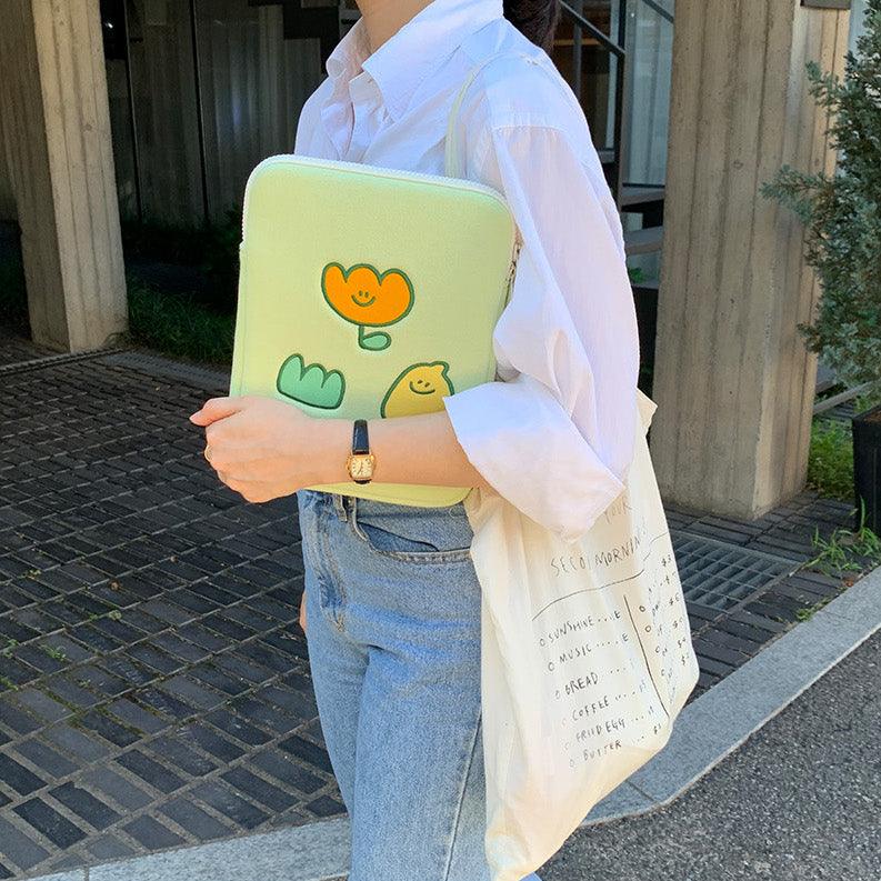 【現貨】Second Morning Greenery Day iPad /Laptop Case 11"/13"/15" 電腦保護套 - SOUL SIMPLE HK