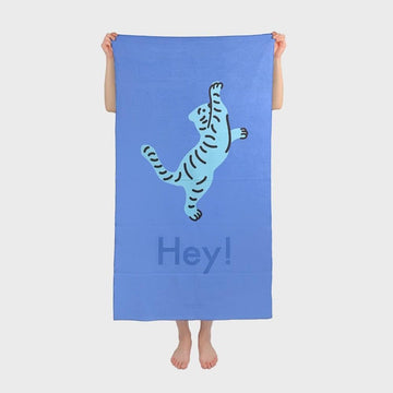 Muzik Tiger Hey! Tiger Beach Towel 沙灘巾 - SOUL SIMPLE HK