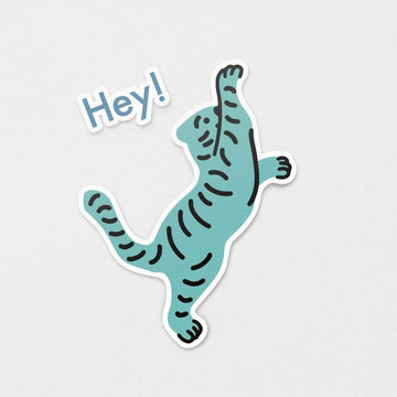 Muzik Tiger Hey Tiger Removable Stickers 貼紙 (3p) - SOUL SIMPLE HK