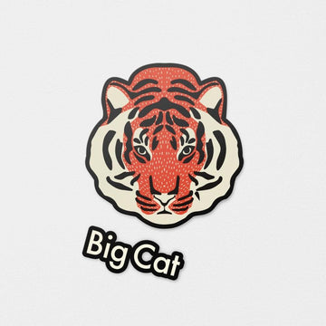 Muzik Tiger Flower Tiger Removable Stickers 貼紙(3p) - SOUL SIMPLE HK
