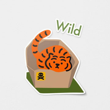 Muzik Tiger Wild Tiger Removable Stickers 貼紙(3p) - SOUL SIMPLE HK