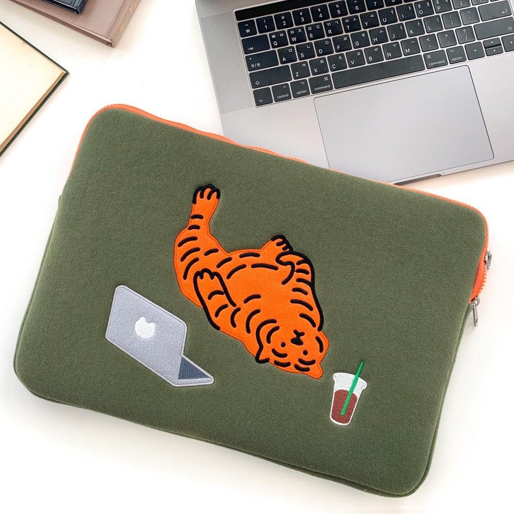 Muzik Tiger Lazy Tiger Laptop/Tablet Pouch 平板電腦保護套 - SOUL SIMPLE HK