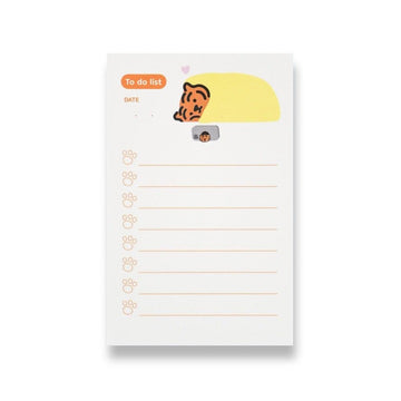 Muzik Tiger Blanket Tiger To-do List Memo 便條紙 - SOUL SIMPLE HK