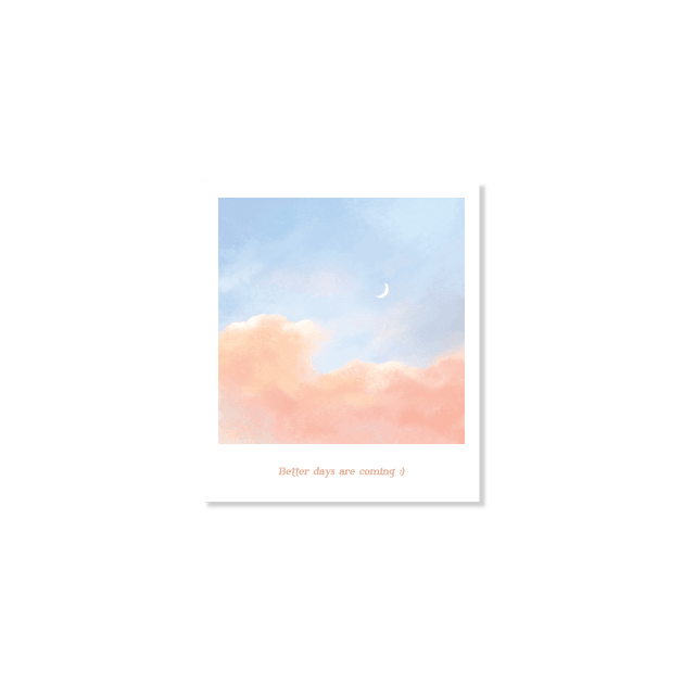 Skyfolio Coral Cloud Polaroid Postcard 明信片 - SOUL SIMPLE HK