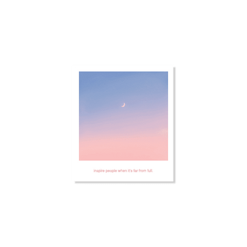 Skyfolio Crescent Moon Polaroid Postcard 明信片 - SOUL SIMPLE HK