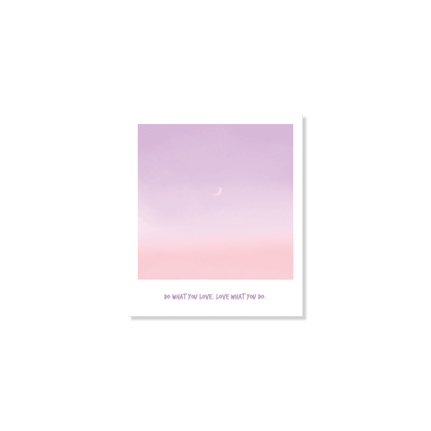 Skyfolio Do what you love Polaroid Postcard 明信片 - SOUL SIMPLE HK