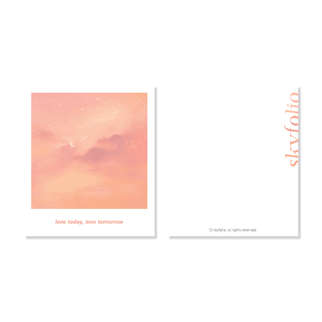 Skyfolio Love Today Polaroid Postcard 明信片 - SOUL SIMPLE HK