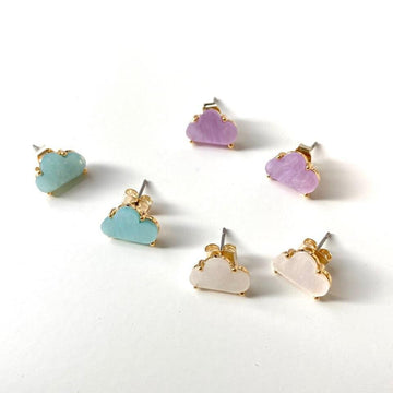 Skyfolio Cloud Earrings 雲朵耳環(3色) - SOUL SIMPLE HK