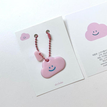 Skyfolio Pink Cloud Keyring 鑰匙扣 - SOUL SIMPLE HK