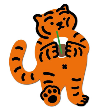 Muzik Tiger Coffee Tiger Big Removable Sticker 貼紙 - SOUL SIMPLE HK