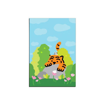 Muzik Tiger Flower Garden Tiger Postcard 明信片 - SOUL SIMPLE HK