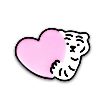 Muzik Tiger Love White Tiger Smart Tok 手機支架(白) - SOUL SIMPLE HK