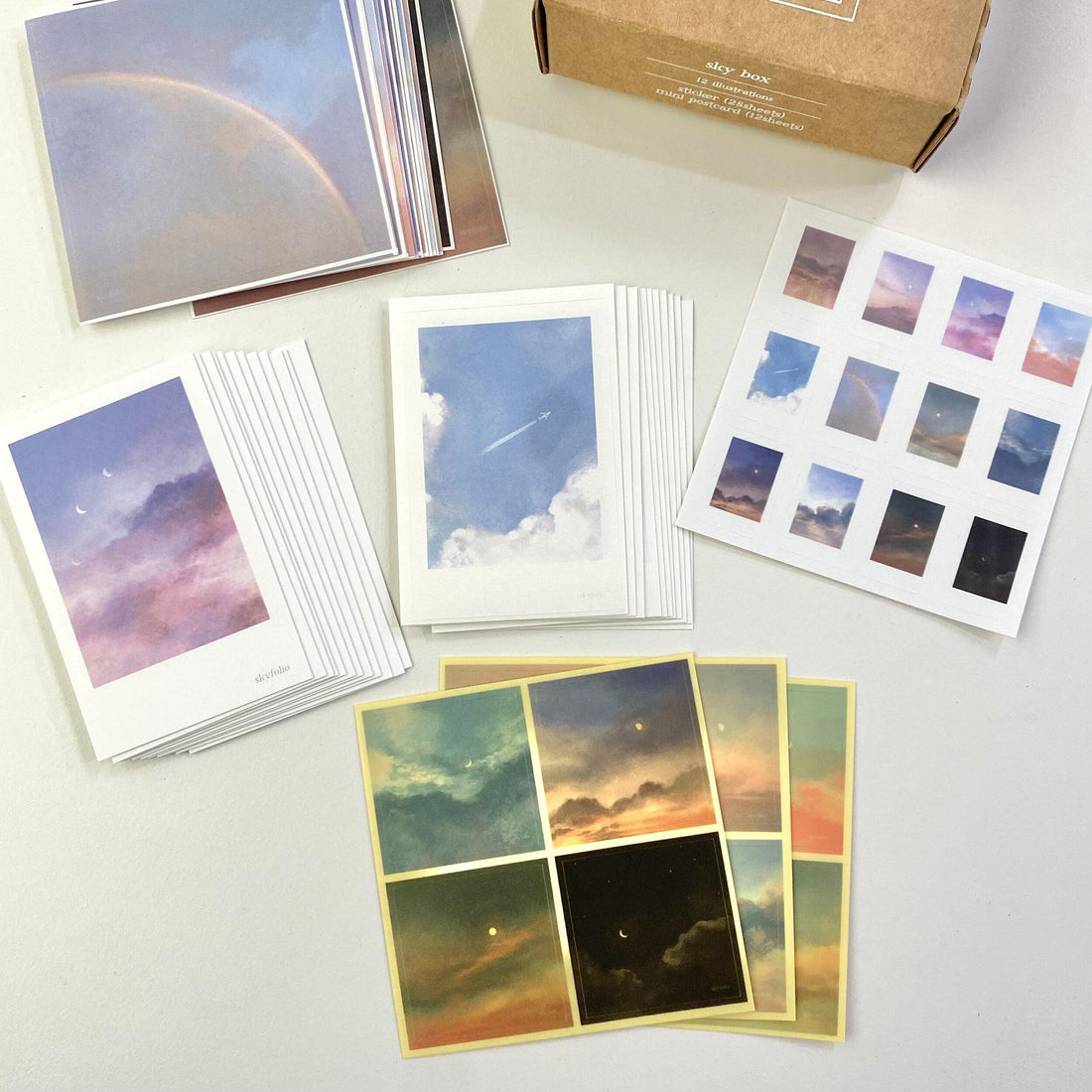 Skyfolio Sky Box (Sticker & Postcard Set) 貼紙明信片套裝 - SOUL SIMPLE HK
