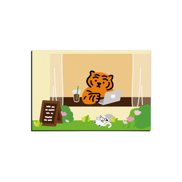 Muzik Tiger Cafe Time Postcard 咖啡時間明信片 - SOUL SIMPLE HK