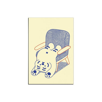 Muzik Tiger Melting Tiger Postcard 明信片 - SOUL SIMPLE HK