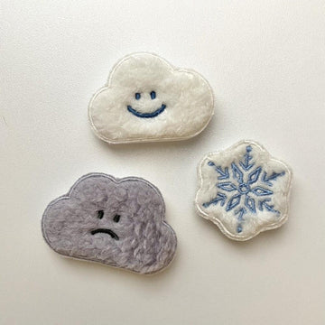 Skyfolio Fluffy Phone Grip Tok 毛毛刺繡手機支架(3款) - SOUL SIMPLE HK