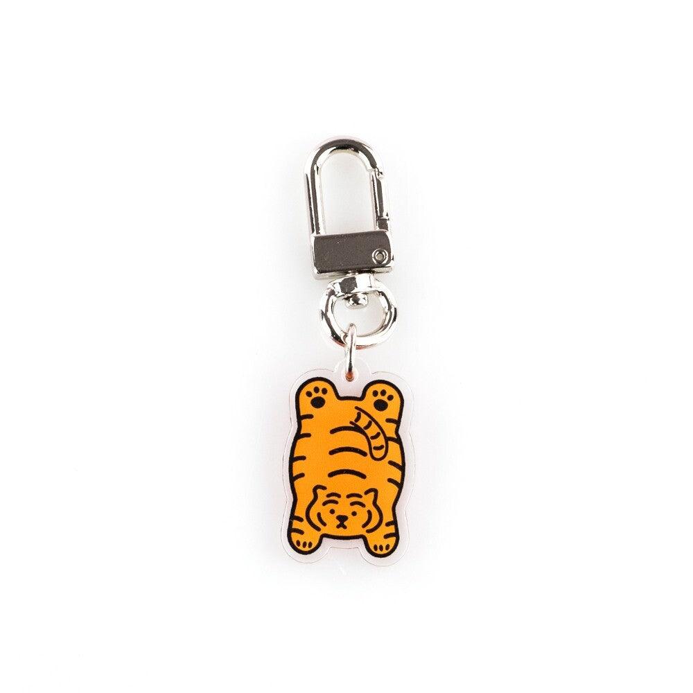 【現貨】Muzik Tiger Flat Red Tiger Keyring 赤虎鑰匙扣 - SOUL SIMPLE HK