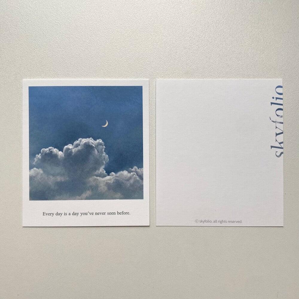 Skyfolio Moon and Cloud Polaroid Postcard 明信片 - SOUL SIMPLE HK