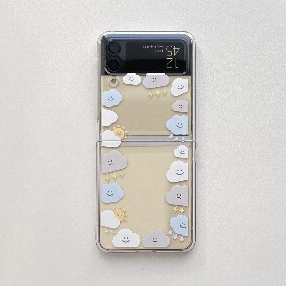 Skyfolio Cloud Waggle Z Flip Phone Case 手機保護殼 - SOUL SIMPLE HK