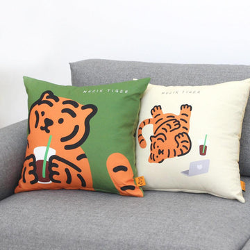 Muzik Tiger Tiger Square Cushion 抱枕 - SOUL SIMPLE HK