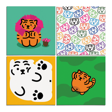 Muzik Tiger Mini Postcard 明信片 09-12 - SOUL SIMPLE HK
