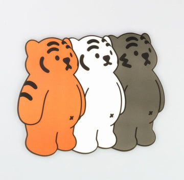 Muzik Tiger Attention Three Tigers PVC Mouse Pad 滑鼠墊 - SOUL SIMPLE HK