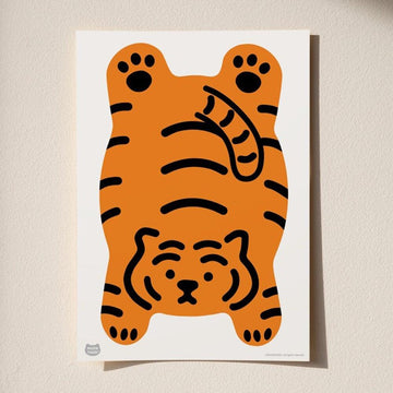Muzik Tiger Plop Down Flat Tiger A3 Poster 海報 - SOUL SIMPLE HK