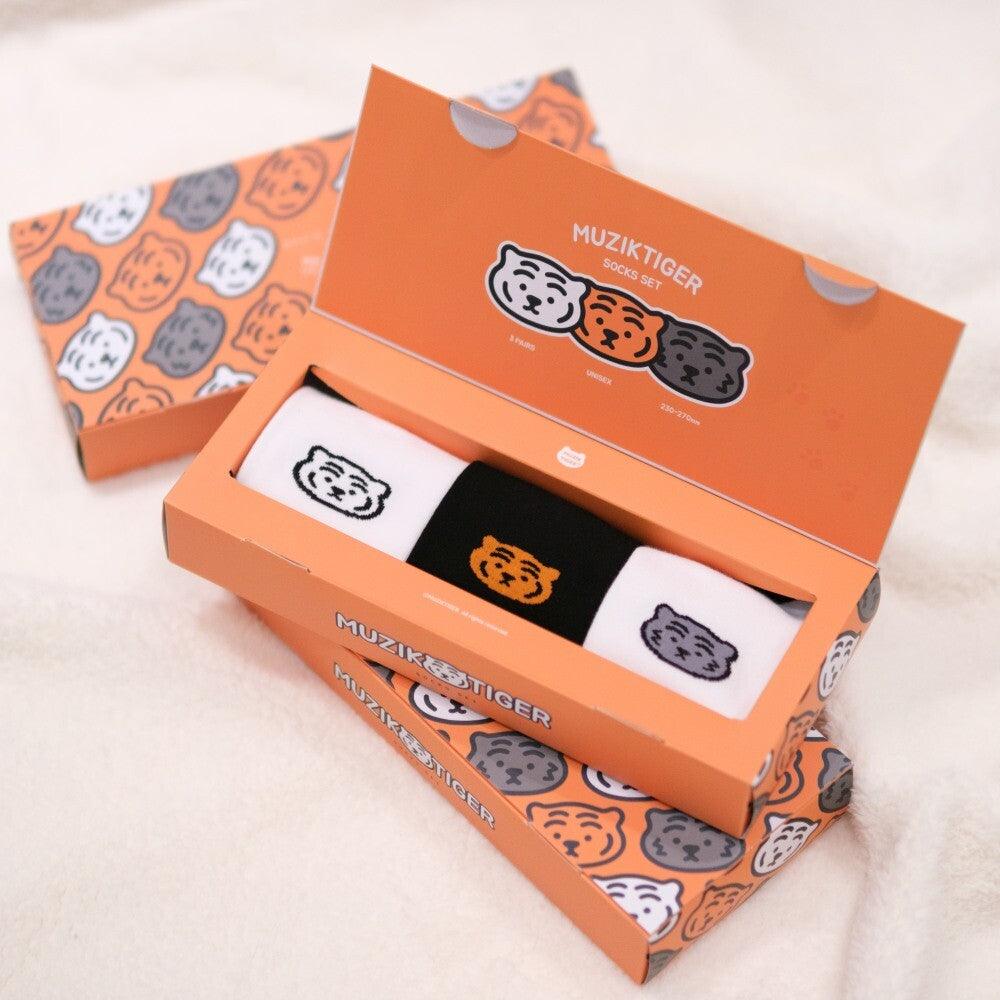 Muzik Tiger Socks 襪子（3p） - SOUL SIMPLE HK