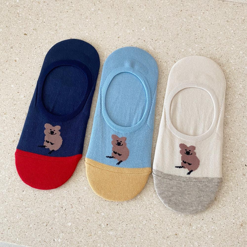 Dinotaeng Quokka Invisible Socks 短襪 - SOUL SIMPLE HK
