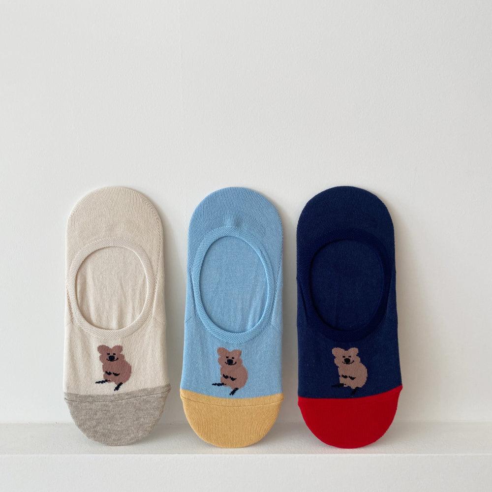Dinotaeng Quokka Invisible Socks 短襪 - SOUL SIMPLE HK