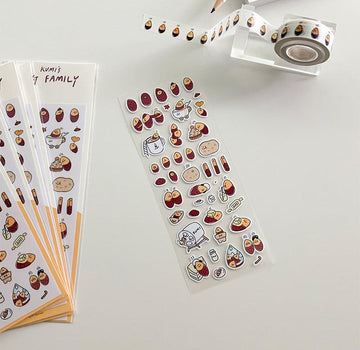 Second Morning Kumi's Big Family Sticker 貼紙 - SOUL SIMPLE HK
