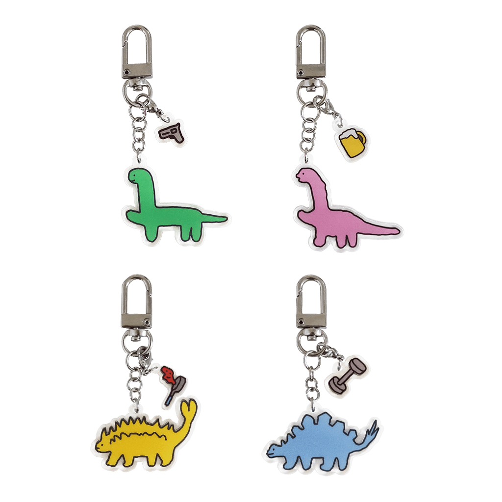 Joguman Studio Acrylic Charm Keyring 鑰匙扣（4款） - SOUL SIMPLE HK