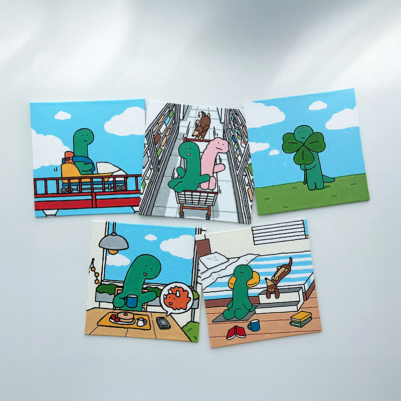 Joguman Studio Brachio Daily Oil Painting Set 療癒填色油畫套裝（5P）