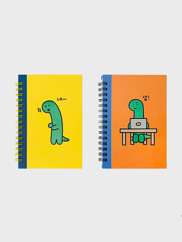 JOGUMAN Studio Office Handy Notebook｜Brachio 便攜空白線圈筆記簿（2款）
